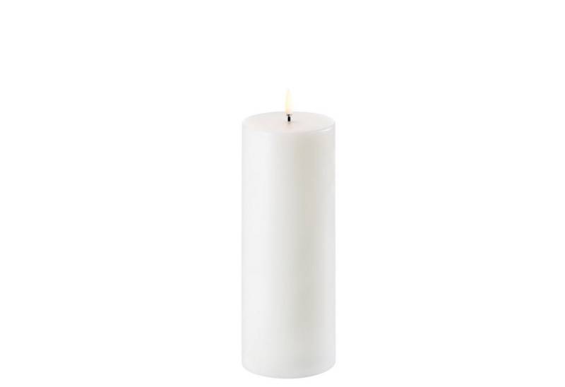 UYUNI Lighting LED-Kerze Stumpenkerze Nordic White Smooth 20,3 cm von UYUNI Lighting