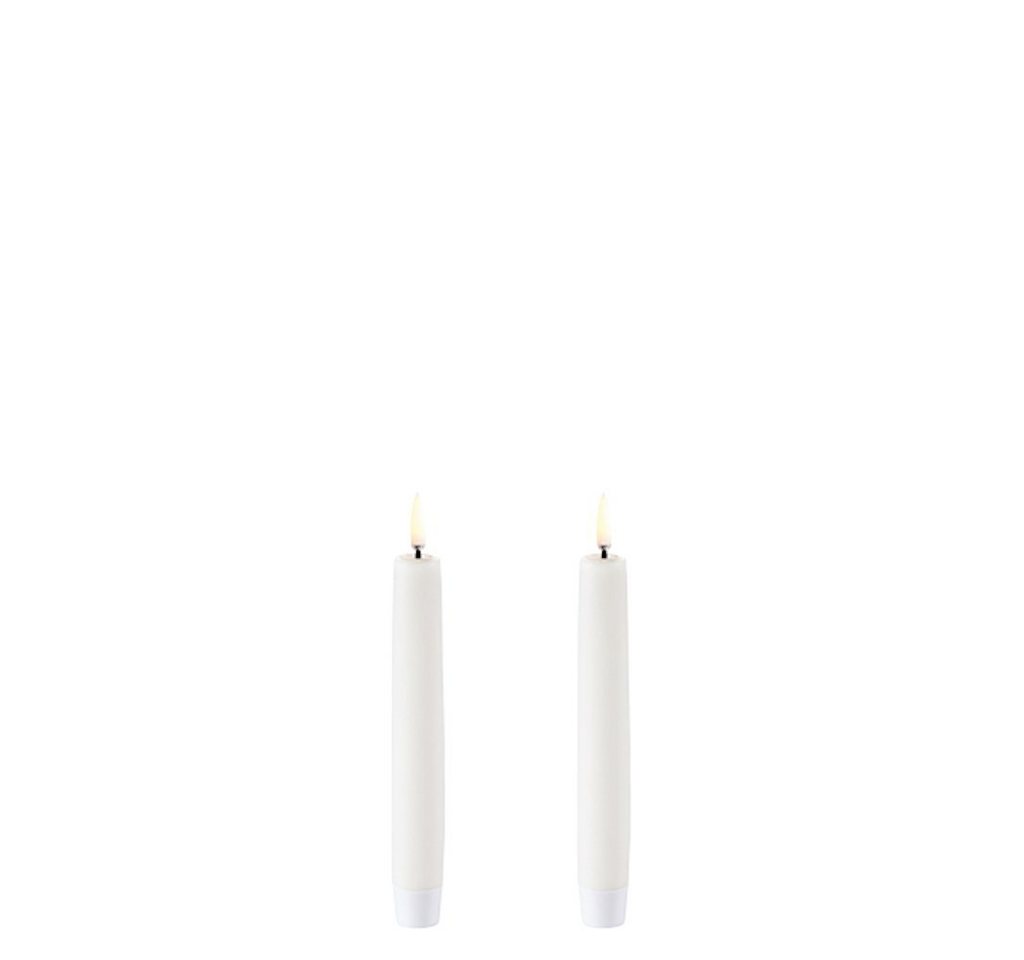 UYUNI Lighting LED-Kerze UYUNI Lighting LED Stabkerzen Taper 2er Set, Echtwachs, 3D Flamme, Timer UYUNI Lighting LED-Kerze UYUNI Lighting LED Stabkerzen Taper 2er Set, Echtwachs, 3D Flamme, Timer von UYUNI Lighting