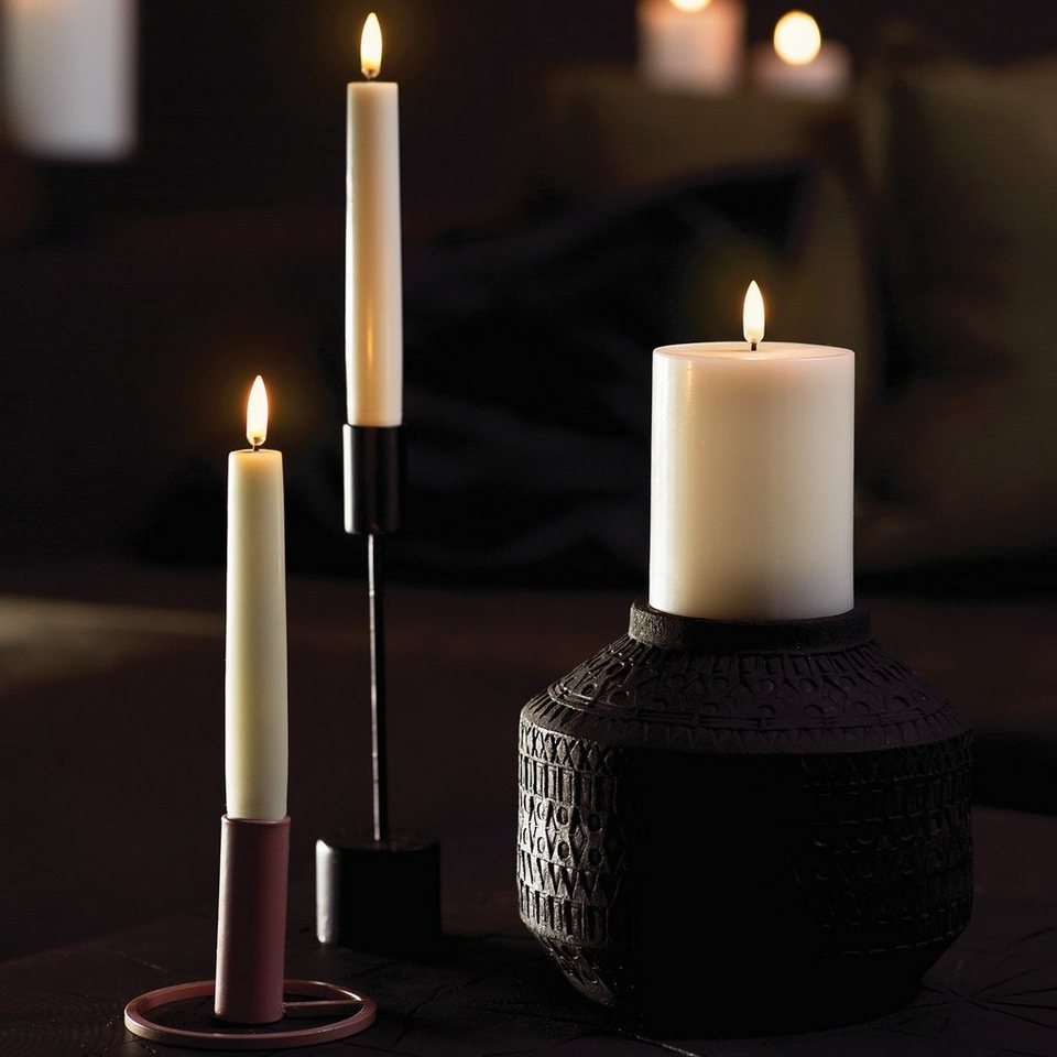 UYUNI Lighting LED-Kerze Uyuni Lighting LED Stabkerze 2er Set WHITE weiß von UYUNI Lighting