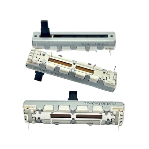 1 STÜCKE 45 MM schiebepotentiometer 10KBX2 DJ push-teller schaftlänge 10 MM 6 füße 1 STÜCKE 45 MM schiebepotentiometer 10KBX2 DJ push-teller schaftlänge 10 MM 6 füße von UYUUBNK