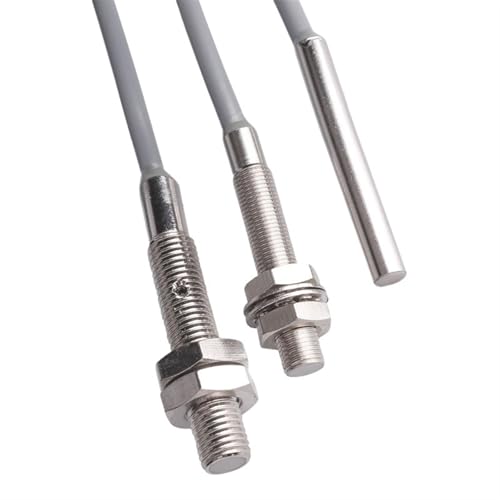 1 Stück Induktiver Sensorschalter Edelstahl IP65 Wasserdichter Näherungsschalter mit 2 m Kabel M3 M4 M5 M6 Dreidraht NPN PNP(O4,PNP NO) von UYUUBNK