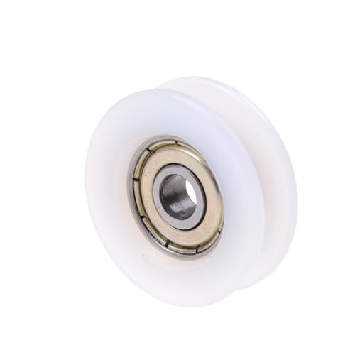 1 stück 6 * 30 * 10mm U Nut Metall Schild Nylon Runde Riemenscheibe Kugellager Rad Roller von UYUUBNK