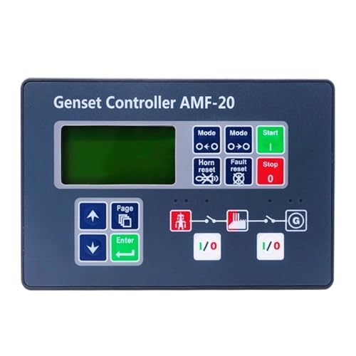 1 stücke AMF20 AMF25 kopie controller panel diesel generator set automatische starten und stoppen LCD display steuer modul(AMF20) von UYUUBNK