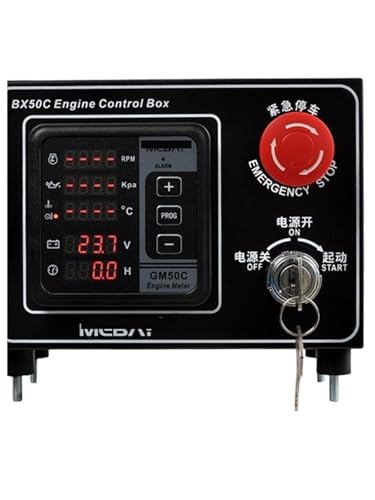 1 stücke BX50C control box diesel generator wasser temperatur öl druck multifunktions parameter überwachung instrument(BX50C) von UYUUBNK