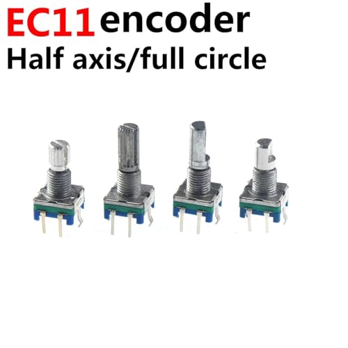 10 STÜCKE Ec11 Drehgeberschalter 10 15 20mm Pflaumenblüte Vollgriff Halbwelle 20 Bit Puls Digitalsignal Potentiometer(Half handle20mm) von UYUUBNK