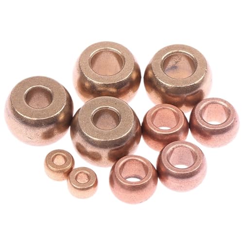 10 STÜCKE Gold Sphärische Poröse Lager Eisen Kupfer Basis Metallurgie Öl Buchse Gesinterte Ball Form Kupfer Hülse(A1) von UYUUBNK