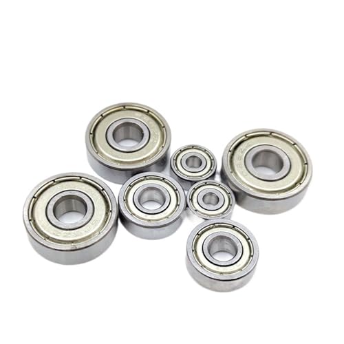 10 STÜCKE rillenkugellager miniatur lager 603 604 605 606 607 608 609 623 ZZ(687ZZ 7x17x5mm) von UYUUBNK