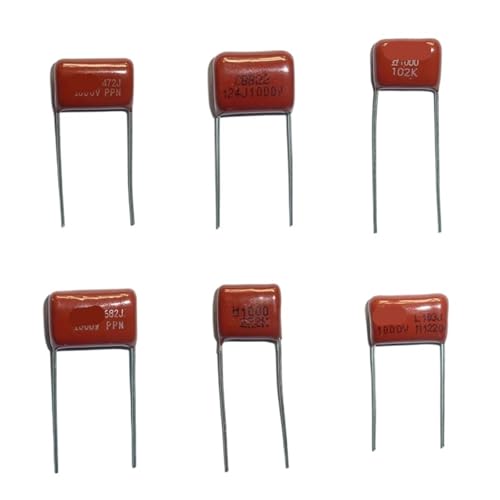 10 Stück 1000 V 1 kV 102 222 332 392 472 682 822 103 104 124 474 1 nF 10 nF 100 nF Metallisierter Polypropylen-Filmkondensator(1000V102 1nF P7.5) von UYUUBNK