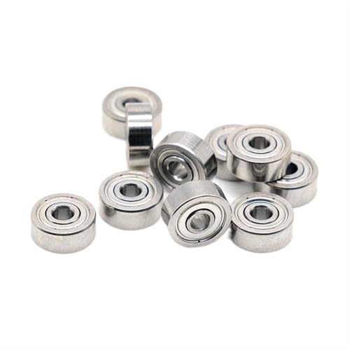 10 Stücke MR105ZZ ABEC-9 Griff Lager 5X10X4mm hohe Geschwindigkeit Lager MR105 ZZ Nagel Kugellager(10Pc MR84ZZ 4X8X3) von UYUUBNK