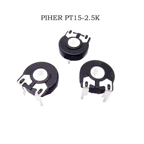 10 TEILE/LOS trimmerpotentiometer PT15-252 2,5 k horizontale einstellbare widerstand oval hol von UYUUBNK