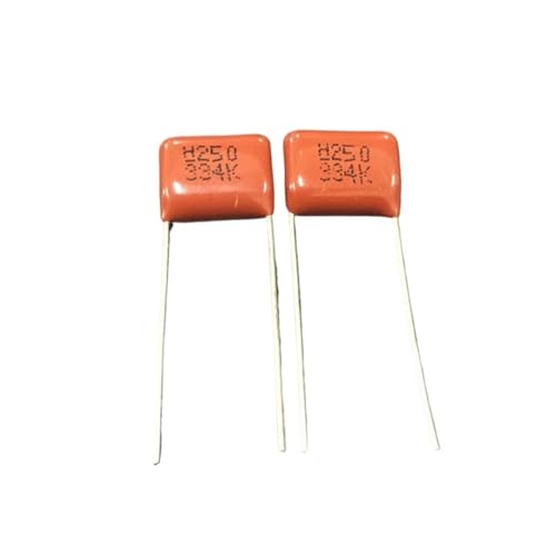 100 Stück 334 250 V 334 Karat 0,33 uF 330nF P10 CL21 Metallisierter Polypropylen-Folienkondensator von UYUUBNK