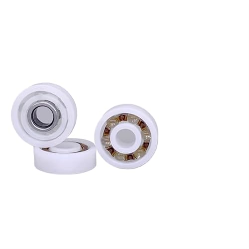 5/10 stücke Wasserdichte Isolierung POM Kunststoff Lager 603 604 605 606 607 608 609 634 635 636 638 2RS(10Pcs,608-RS) von UYUUBNK