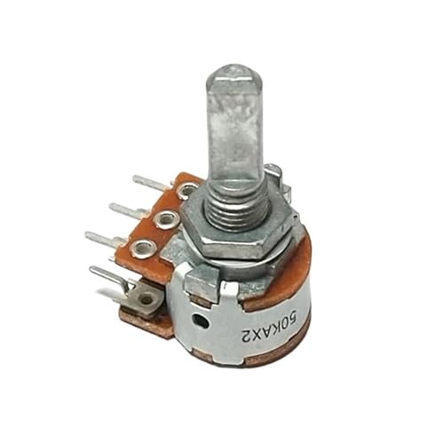 5 STÜCKE 16-Typ RK163 A50KX2 Audio Dual-unit Drehpotentiometer 100 K 50 K 6 Pins 20mm Halbwelle 5 STÜCKE 16-Typ RK163 A50KX2 Audio Dual-unit Drehpotentiometer 100 K 50 K 6 Pins 20mm Halbwelle von UYUUBNK