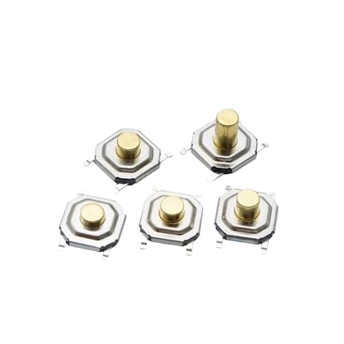 50 STÜCKE 4x4mm Höhe Von 1,5mm Bis 4,3mm Momentary Metal Tact Push Button Switch SMT 4PIN Taster(H 1.5MM) von UYUUBNK