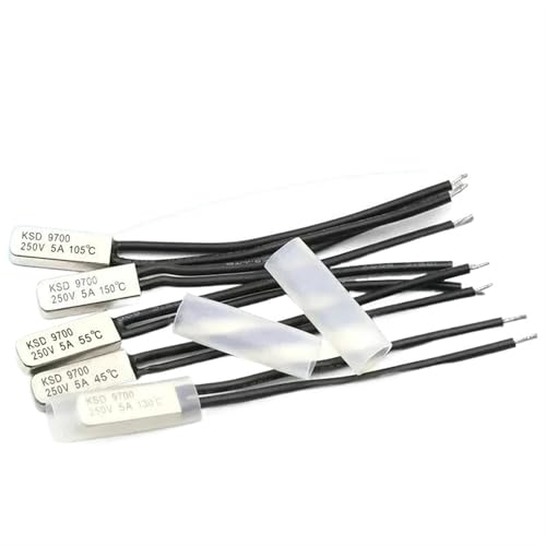KSD9700 5A250V 40-80 Grad Celsius Normalerweise geschlossener offener Bimetallscheiben-Temperaturschalter Thermostat Wärmeschutz(65C Ddgree,Normal Open) von UYUUBNK