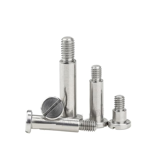 M2x4mm M2,5x4mm Stellschrauben Schlitzschulter Rollenlager Schraubverschlüsse Schlitzantriebsschrauben aus Edelstahl Rundkopf(M2x4-D3x7 mm) von UYUUBNK