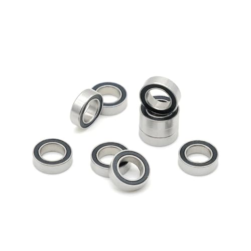 MR116RS Lager 10PCS 6x11x4mm ABEC-7 MR116 RS 2RS Kugellager MR116-2RS Schwarz Versiegelt von UYUUBNK