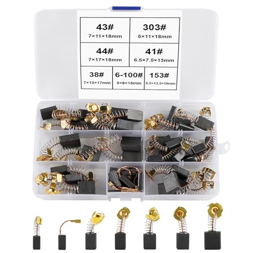 UYUYong 40 Stück Cepillos de carbono para motor Cepillo de Carbón para Herramientas Eléctricas von UYUYong