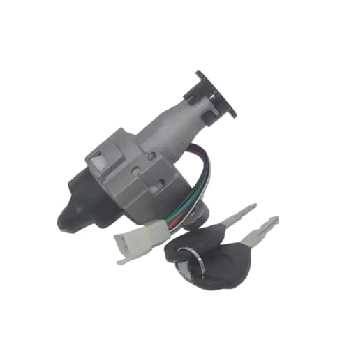 Motorradschalter Schlüssel Wasserhahnschloss Kopfschloss Elektrisches Türschloss 4 Drähte Passend for GY6 JOG 100 FX 125 ATV Roller Zündung Universal von UYeLKm