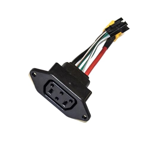 UYeLKm Lithium-Batterie-Anschluss Ladegerät Buchse Linie Rund Linie Platz Fit for Super SOCO TC TS TSX CU DU RU(Square) von UYeLKm