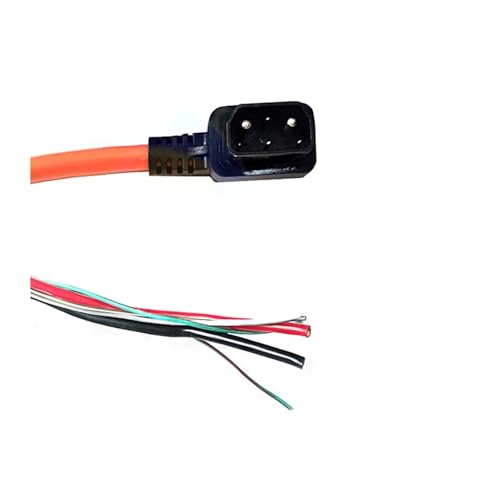 UYeLKm Motorrad Lithium-Batterie Anschluss Ladegerät Buchse Linie Kreisförmige Linie Quadratische Linie Fit for Super SOCO TC TS Tsx Cu(Circular Line) von UYeLKm