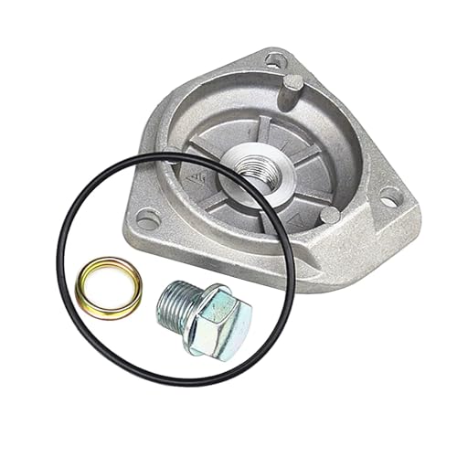 UYeLKm Ölbodenablauf-Leck-Gewindeplattenabdeckung Passend for 125cc EN HJ 125 GZ150-A GA150 Abdeckung Ersatzteile Dichtring und Schrauben von UYeLKm
