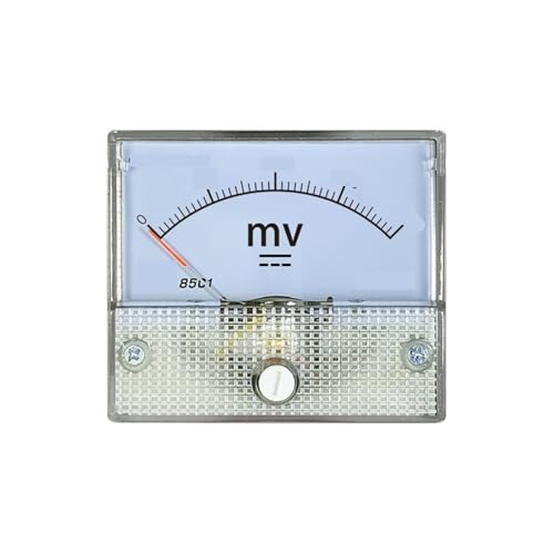 Analog Voltmeter Panel, 85C1 Milivoltmeter 56x64mm Analog DC Multibereich(DC 200mV) von UZAMIRLEX