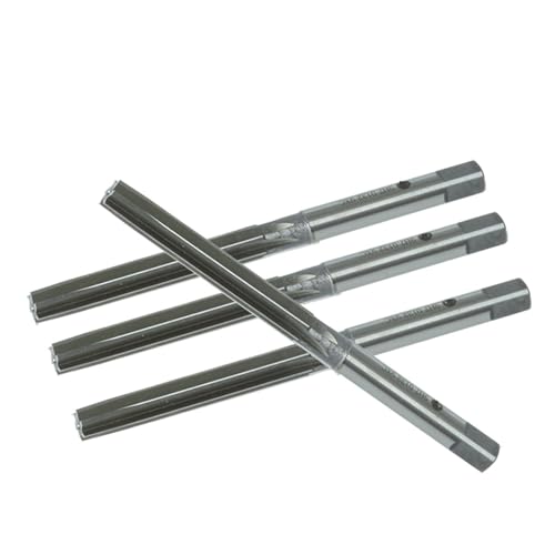 Handreibahle Hartmetall, 5 Stück Handreibahle, hochpräzise HSS M2 6542 DIN206 GB1131, verstellbare Reibahle, Kammerreibahle, gerader Schaft, Handreibahle(15mm,HSS) von UZAMIRLEX