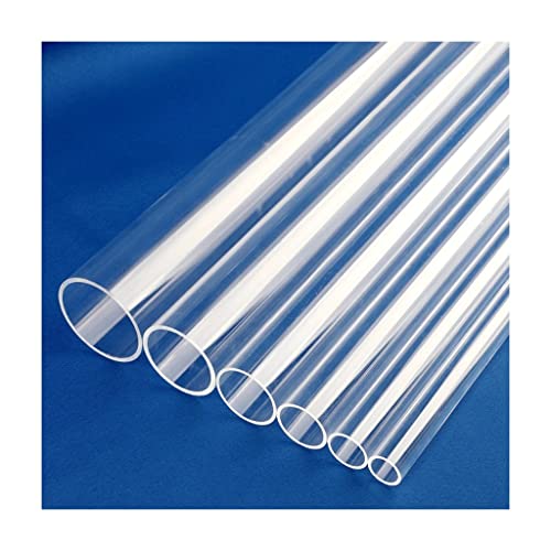 UZAMIRLEX Acryl-Rohr klar starr Rohr, 1 stücke Garten Liefert Schläuche Harte 50cm, OD16~110mm Transparent Acryl Rohr Aquarium Abflussrohr(50mm) von UZAMIRLEX