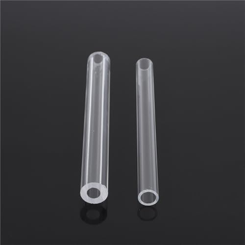 UZAMIRLEX Acryl-Rohr klar starr Rohr, 2 Stück transparente Acrylrohre for die Gartenbewässerung, Wasserversorgungsrohre(8MM*50CM) von UZAMIRLEX
