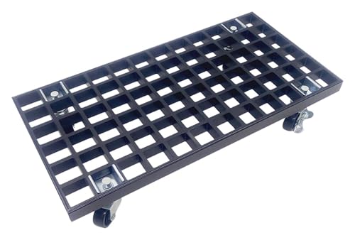 UZAMIRLEX CPU-Ständer für PC-Computergehäuse, Desktop Mainfr CPU-Ständer mit 4 Muteer-Rädern, Gehäuseständerwagen for Computer-Host-Desktop-Computerturm, mobiler Wagenhalter(A) von UZAMIRLEX