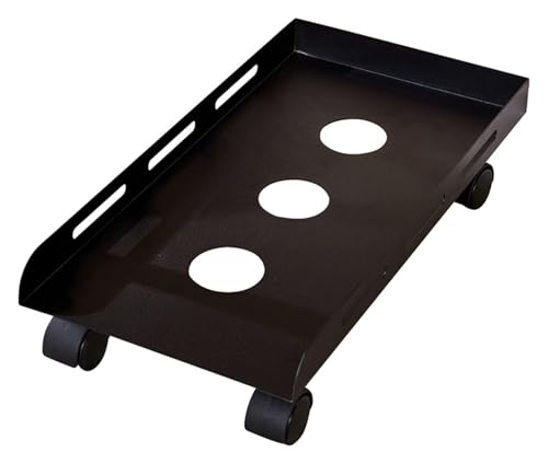 UZAMIRLEX CPU-Ständer für PC-Computergehäuse, Desktop Mainfr Computer-CPU-Ständerwagen mit Vier Seiten, CPU-Halterung und 4-Zoll-Rollenhalterung(S) von UZAMIRLEX