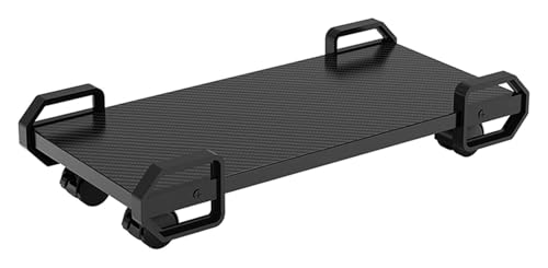 UZAMIRLEX CPU-Ständer für PC-Computergehäuse, Desktop Mainfr Computer-CPU-Ständerwagen mit fünf Seiten, CPU-Halterung mit 4-Zoll-Rollenhalterung, Computer-Tower-Ständer(S) von UZAMIRLEX