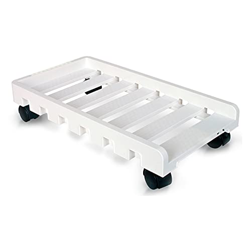 UZAMIRLEX CPU-Ständer für PC-Computergehäuse, Desktop Mainfr Computer-Tower-Ständerwagen, Boden-PC-Ständer, CPU-Halterung mit 4Er-Rädern unter dem Schreibtisch(B) von UZAMIRLEX