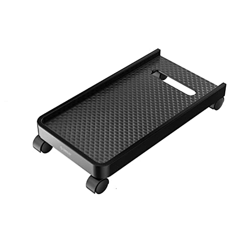 UZAMIRLEX CPU-Ständer für PC-Computergehäuse, Desktop Mainfr Halterung mit Verriegelungen, Computer-Tower-Desktop-Ständer, CPU-Rollständer(B) von UZAMIRLEX
