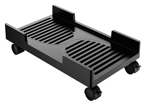 UZAMIRLEX CPU-Ständer für PC-Computergehäuse, Desktop Mainfr Mobiler CPU-Halter mit 4-Zoll-Rädern, passend for die meisten Computer-Tower, Drucker und PC-Halter unter dem Schreibtisch von UZAMIRLEX