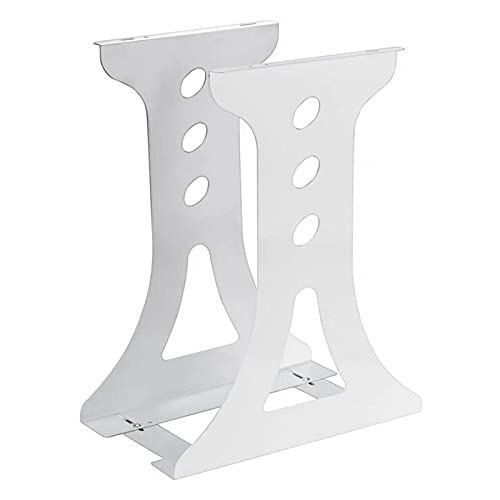 UZAMIRLEX CPU-Ständer für PC-Computergehäuse, Desktop Mainfr PC-Wandhalterung zur Untertischmontage, verstellbare Breite, PC-Tower-Halterung(White) von UZAMIRLEX