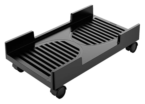 UZAMIRLEX CPU-Ständer für PC-Computergehäuse, Desktop Mainfr Wagen for Computer-Host-Desktop-Computerturm, mobiler Wagenhalter, CPU-Ständer mit 4 Muteer-Rädern UZAMIRLEX CPU-Ständer für PC-Computergehäuse, Desktop Mainfr Wagen for Computer-Host-Desktop-Computerturm, mobiler Wagenhalter, CPU-Ständer mit 4 Muteer-Rädern von UZAMIRLEX