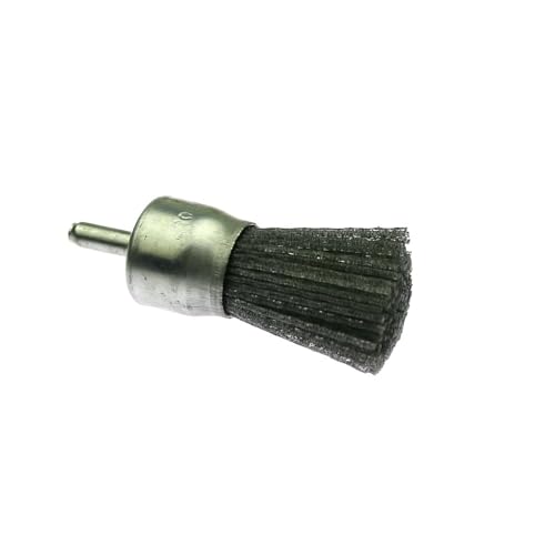 UZAMIRLEX Draht-Rad-Bürste Bohrmaschine, Drahtbürsten-Radsatz P120 grob und P240 fein, Körnung 25 mm x 6 mm, 8 Stück(4pcs Coarser P120) von UZAMIRLEX