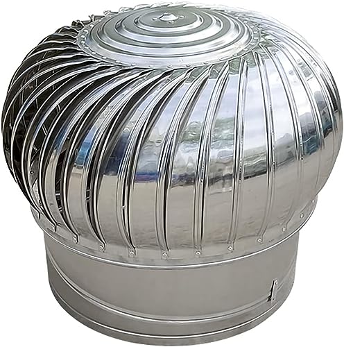 UZAMIRLEX Drehbare Kaminabdeckung, Rotierende Kaminhaube 304 Edelstahl Ventilator Turbine Mehrere Größen(200mm/7.8in) von UZAMIRLEX