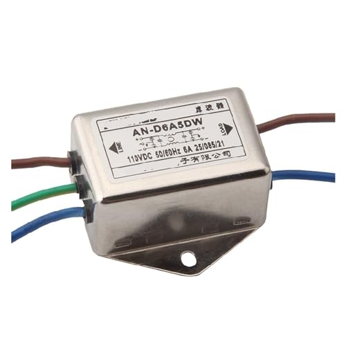 UZAMIRLEX EMI-Filter, Netzfilter, 3A 6A 10A 24V DC Elektromagnetische Interferenzfilter AN-D3A5DW AN-D6A5DW AN-D10A5DW(AN-D6A5DW) von UZAMIRLEX