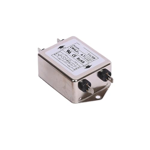 UZAMIRLEX EMI-Filter, Netzfilter, CW4L2 Elektromagnetische Interferenz-Leistungsfilter 220 V DC AC Einphasige Reinigung 3 A bis 20 A(CW4L2-10A -T) von UZAMIRLEX
