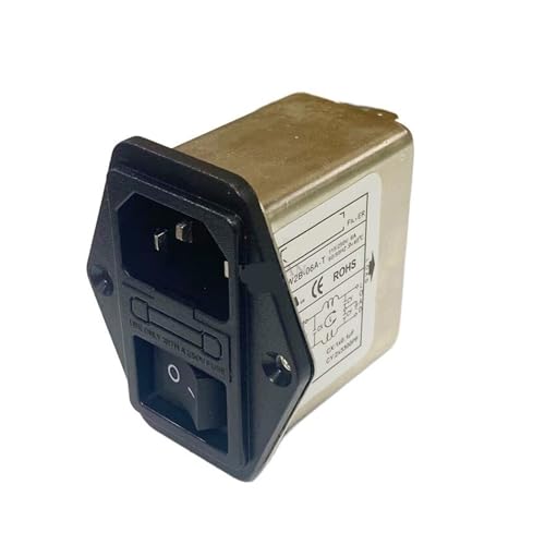 UZAMIRLEX EMI-Filter, Netzfilter, Cw2b Elektromagnetischer Interferenzfilterschalter und Netzfilterbuchse 220 V, mehrere Größen(CW2B 10A T) von UZAMIRLEX