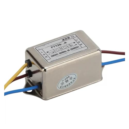 UZAMIRLEX EMI-Filter, Netzfilter, Elektromagnetische Interferenzfilter AC einphasig 220 V mehrere Ampere-Bewertungen 1A-30A(FT120-3 3A) von UZAMIRLEX