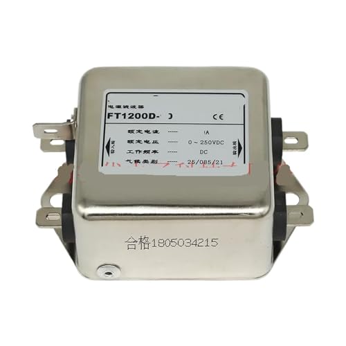 UZAMIRLEX EMI-Filter, Netzfilter, Elektromagnetische Interferenzfilter AC einphasig 220 V mehrere Ampere-Bewertungen 1A-30A(FT1200-1 1A) von UZAMIRLEX