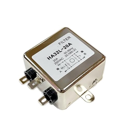 UZAMIRLEX EMI-Filter, Netzfilter, Netzfilter Elektromagnetischer Interferenzfilter 220 V AC Mehrere Größen(HA32L-20A) von UZAMIRLEX