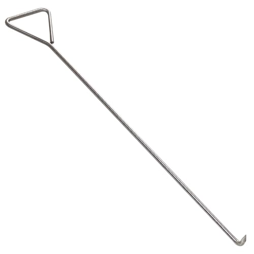 UZAMIRLEX Edelstahl-Schachtabdeckungshaken, Schlüssel for Schachthakenlifte aus Edelstahl, mehrere Größen(H: 40 cm(15 3/4") Ø: 0.8 cm(1/4")) von UZAMIRLEX