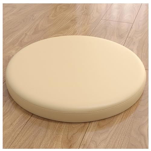 UZAMIRLEX Esszimmerstuhlkissen, Memory Foam Sitzkissen for Esszimmerstühle, Bürostühle, Küchenstühle, Lederbezug, rutschfest, Mehrfarbig, 30–45 cm(D,40cm) von UZAMIRLEX