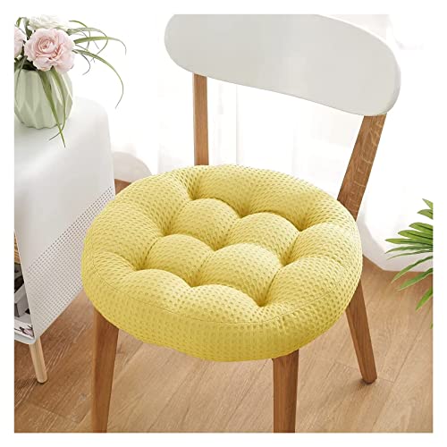 UZAMIRLEX Esszimmerstuhlkissen, Stuhl Sitzkissen for Esszimmer Büro Küche Multicolor(Yellow) von UZAMIRLEX