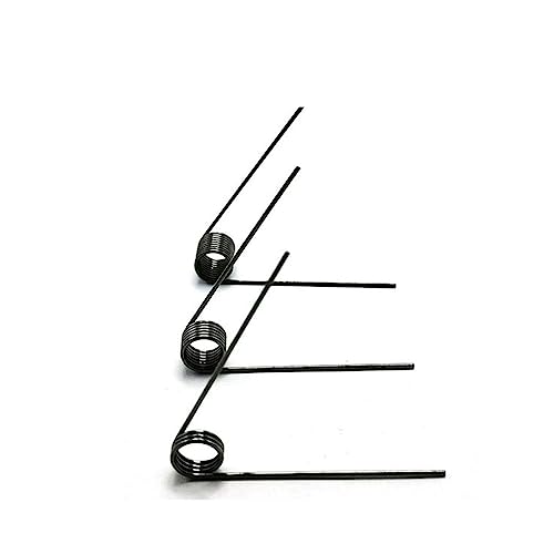 UZAMIRLEX Federn V-Torsionsfeder-Ersatz, Torsionsfedern, 10er-Pack, mehrere Größen, mehrere Winkel(3 Laps 180 Degrees,6.0x0.6mm) von UZAMIRLEX